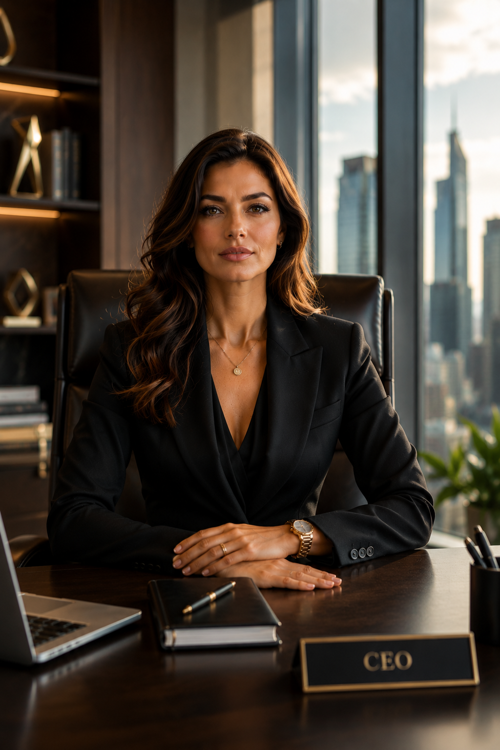 Professional Female CEO Portrait AI Prompt