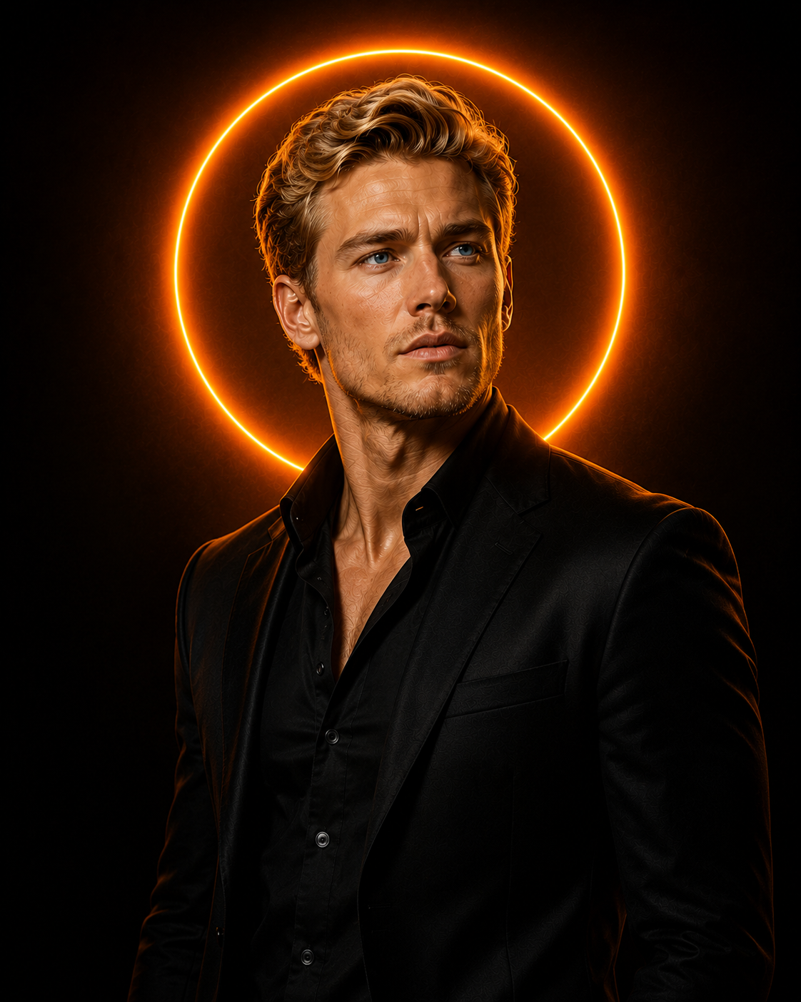Professional Male Portrait AI Prompt
